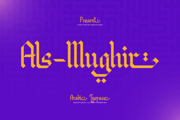 Al Mughir: A Modern Display Typeface for Editorial Design