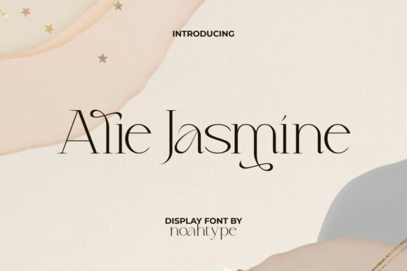 Alie Jasmine: A Sleek Serif Display Font for Web Design