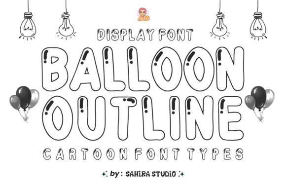 Balloon Outline Font: A Playful Display for Modern Design
