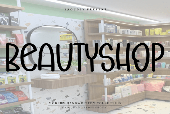 Beauty Shop Font for Modern Web Typography