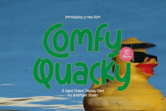 Comfy Quacky: A Retro Display Font for Makers