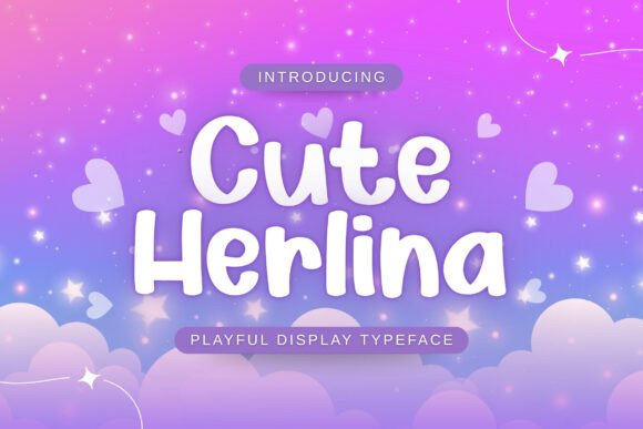 Cute Herlina: The Playful Display Font for Makers