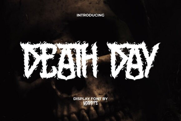 Death Day: A Brutal Display Font for Bold Editorial Design