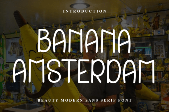 Designing Festive Brands with Banana Amsterdam Typeface