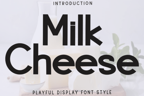 Designing Festive Headers with the Milk Cheese Typeface