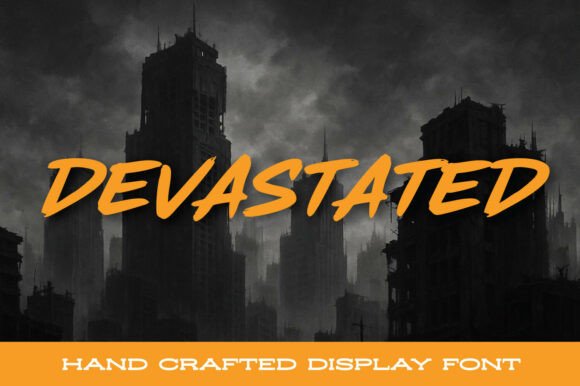 Devastated Font for Bold Web Headlines and Branding