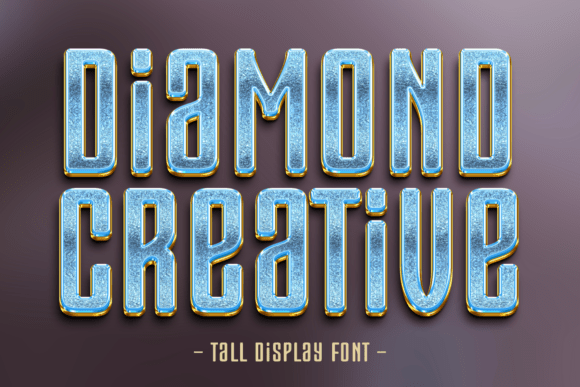 Diamond Creative: A Bold Display Font for Modern Branding