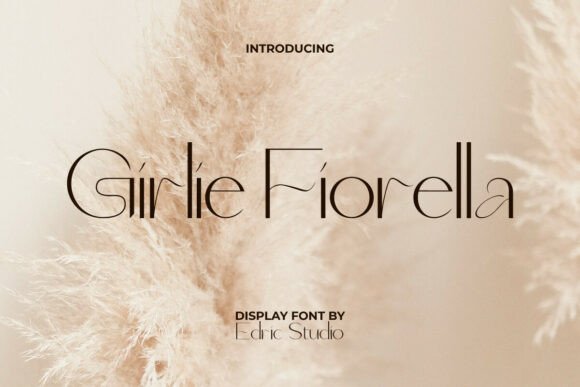 Elevate Brand Identity with Girlie Fiorella Typeface