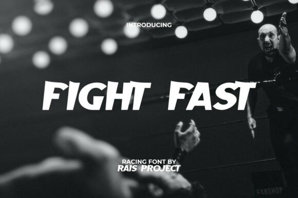 Fight Fast: A Bold Display Font for Action Branding