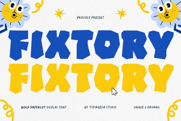 Fixtory: A Bold Display Typeface for Editorial Impact