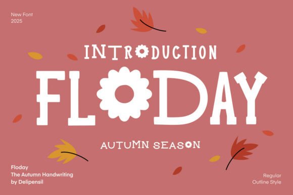 Floday: The Perfect Display Font for Autumn Crafts