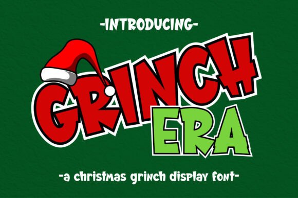 Grinch Era: The Playful Display Font for Holiday Makers