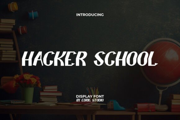Hacker School Font: A Bold Display Typeface for Web Design