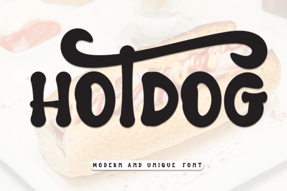 Hotdog Font: The Playful Typeface for Sweet Branding