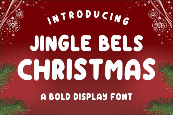 Jingle Bels Christmas: A Bold Display Font for Festive Editorial Design