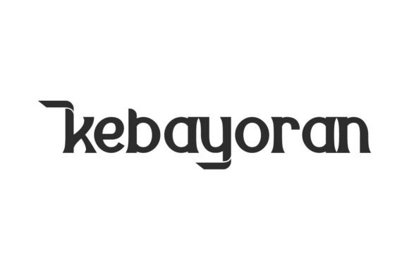 Kebayoran: A Distinctive Display Typeface for Editorial Elegance