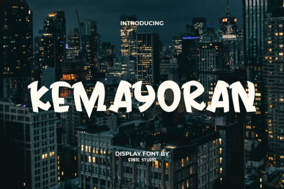 Kemayoran Font: Bold Urban Display for Viral Content
