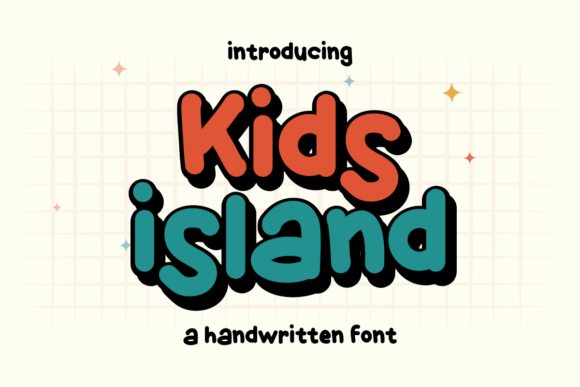 Kids Island: A Playful Display Font for Digital Brands