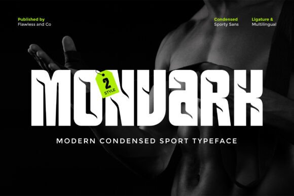 Monvark: The Bold Display Font for Makers