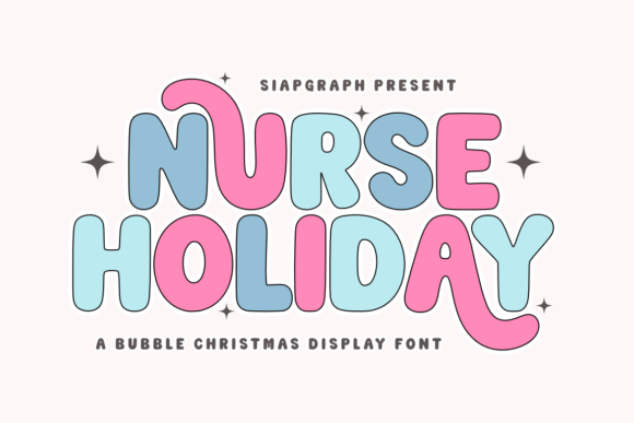 Nurse Holiday: A Cheerful Display Font for Branding