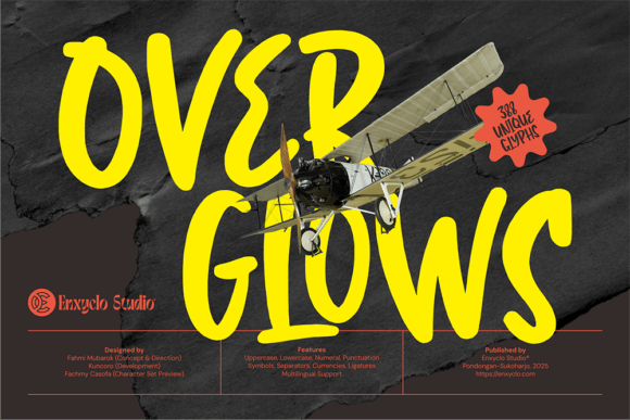Overglows: The Kinetic Display Font for Bold Campaigns