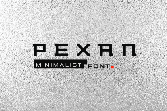 Pexan: A Bold Square-Cut Typeface for Modern Makers