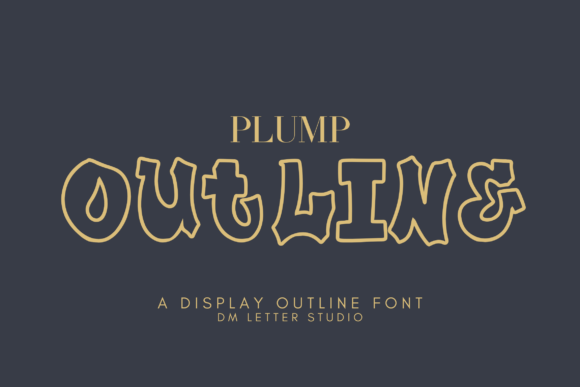 Plump Outline Font: A Playful Display Choice for Web Headers
