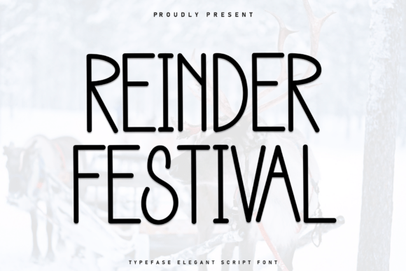 Reinder Festival: The Handwritten Display Font for Cozy Campaigns