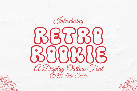 Retro Rookie: A Playful Display Font for 70s Style