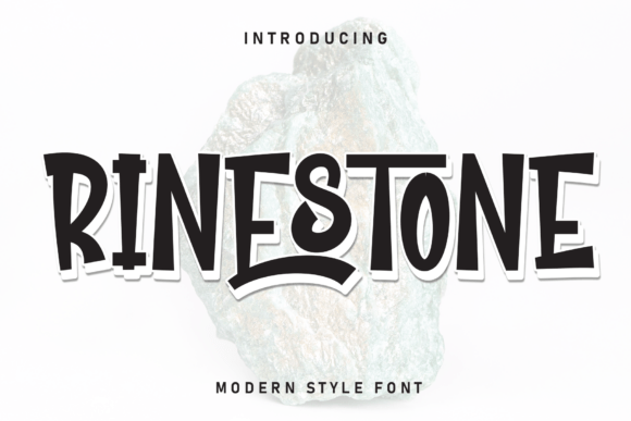 Rinestone: A Bold Display Font for Editorial Impact