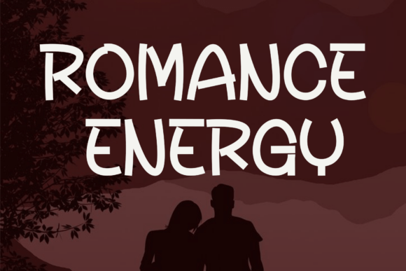 Romance Energy: A Modern Display Font for Elegant Web Design