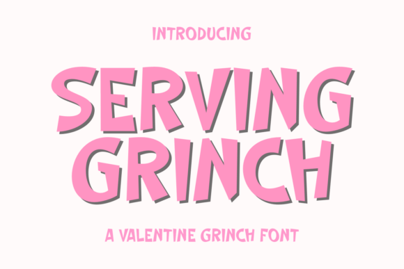 Serving Grinch: The Playful Display Font for Bold Branding