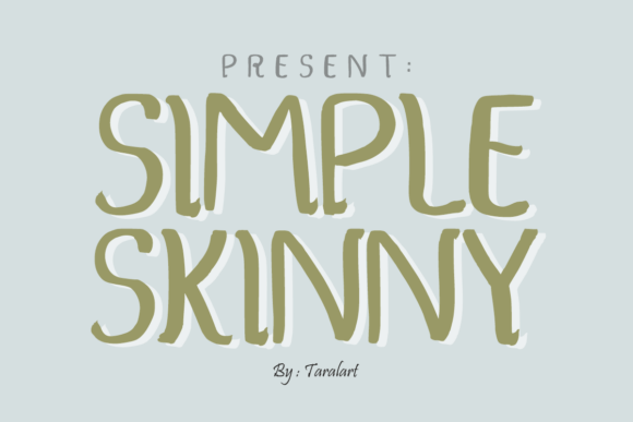 Simple Skinny: The Elegant Display Font for Editorial Design