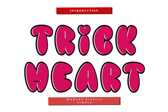 Trick Heart Font: Playful Branding for Modern Design