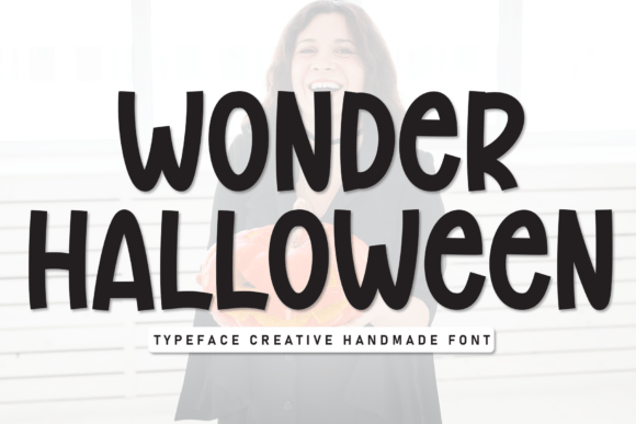 Wonder Halloween: A Whimsical Display Font for Editorial Design