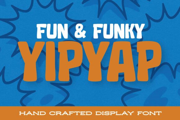 Yipyap: A Bouncy Display Font for Playful Web Brands